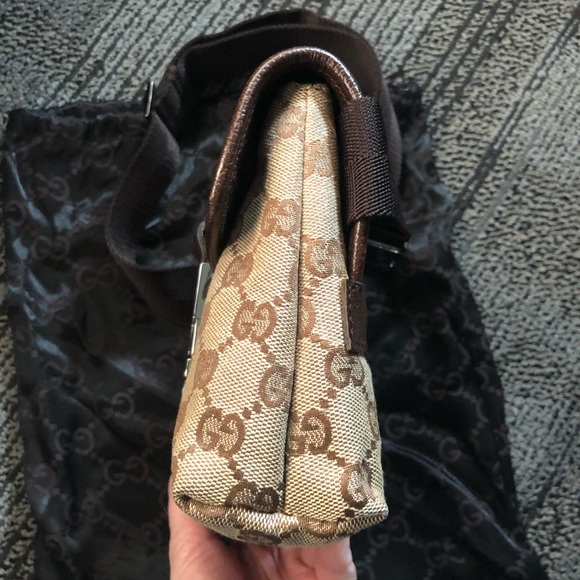 GUCCI WAIST BAG BUM BAG FANNY PACK GG - Picture 5 of 8